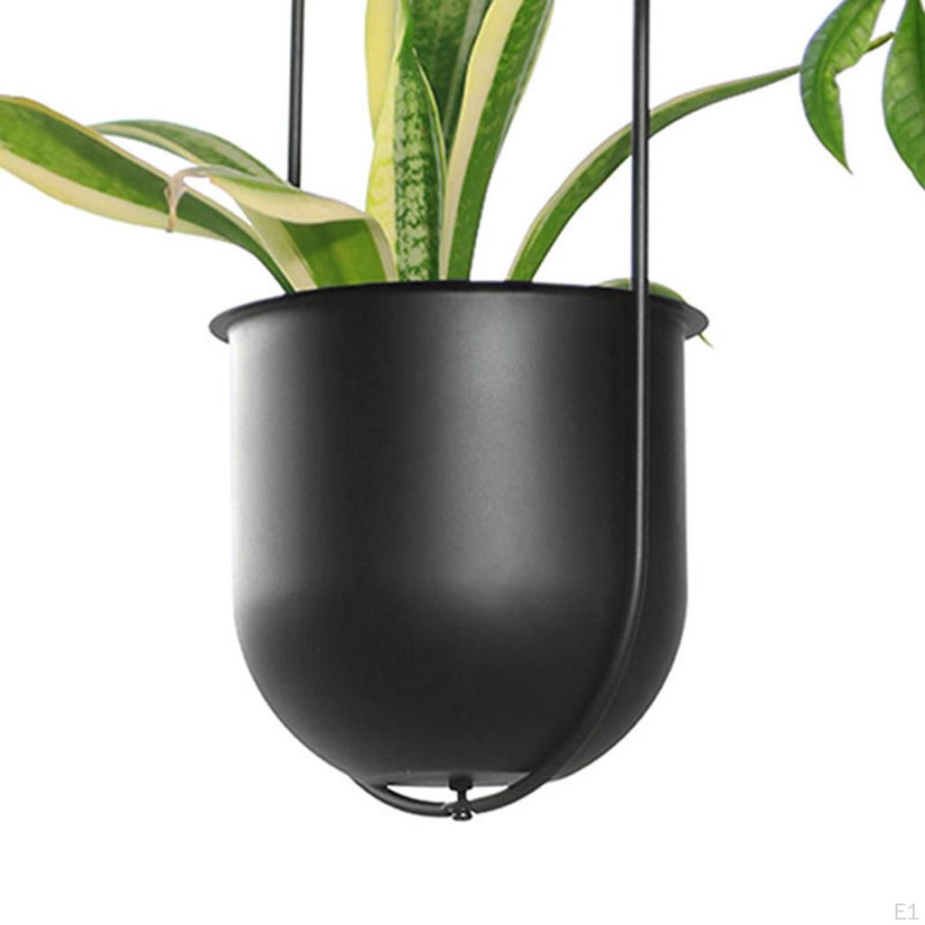 Hanging Flower Basket Plant Pot Sturdy Versatile Practical Floral Container Holder for Bedroom