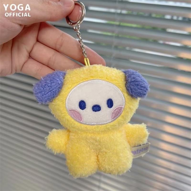 

Minini Plush Keychain Kawaii Small Baby Series Anime Cute Animation Rj Mang Cooky Shooky Plush Doll Bag Charm Girl Present