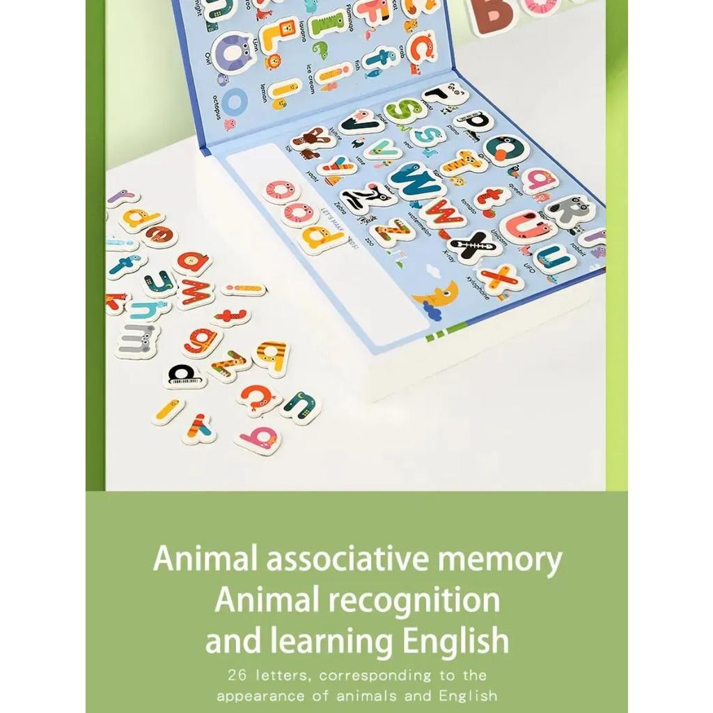 Magnetic Recognition Puzzle Game for Early Childhood Education Picture Recognition Book Kindergarten Teaching Aids Puzzle Toys