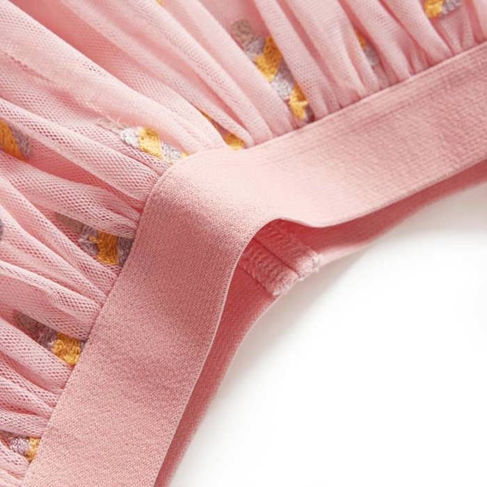 Jupe avec tulle pour enfants rose clair 92/104/116/128/140