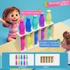 1 Set Bottle Color Matching Toy with 10/20 Colorful Bottles Children Toddlers Boys Girls Memory Training Bottle Color Match Educational Board Game