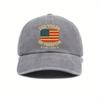 Popular Baseball Cap Men's American Anniversary Print American Retro Style Fashion Curved Brim Hat