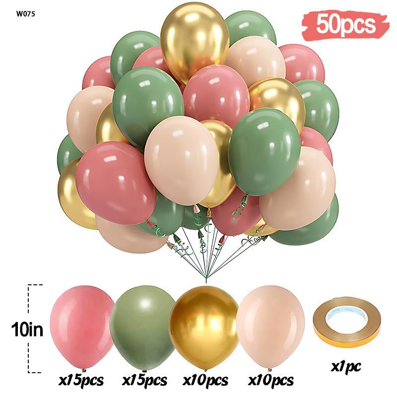 10-Zoll Latex-Ballon Festival Set: Individuell gestaltbare Ballonketten-Dekoration