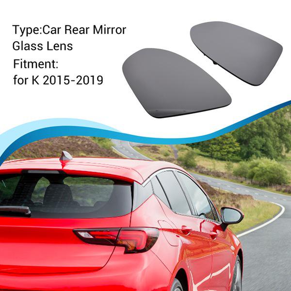 Pair of Rearview Mirror Lenses for 2015-2019 Opel Vauxhall Astra K