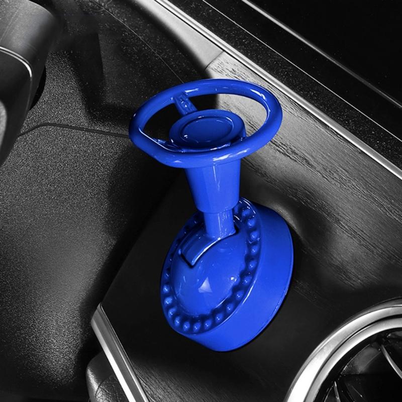 Metal 3D Steering Wheel Pattern Push Start Button Cover For Cars With 3 Color Option Universal Fit Easy Installation