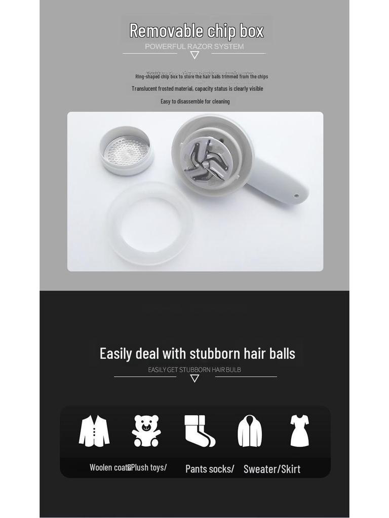 Rechargeable Non-Damaging Sweater & Clothes Lint Remover Shaver