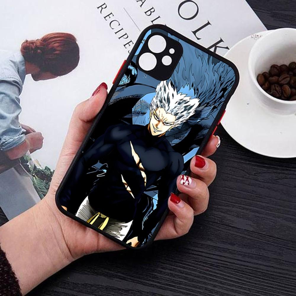 One Punch Man Phone Case For IPhone 14 11 12 13 Mini Pro Max 8 7 Plus X XR XS MAX Translucent Matte Cover