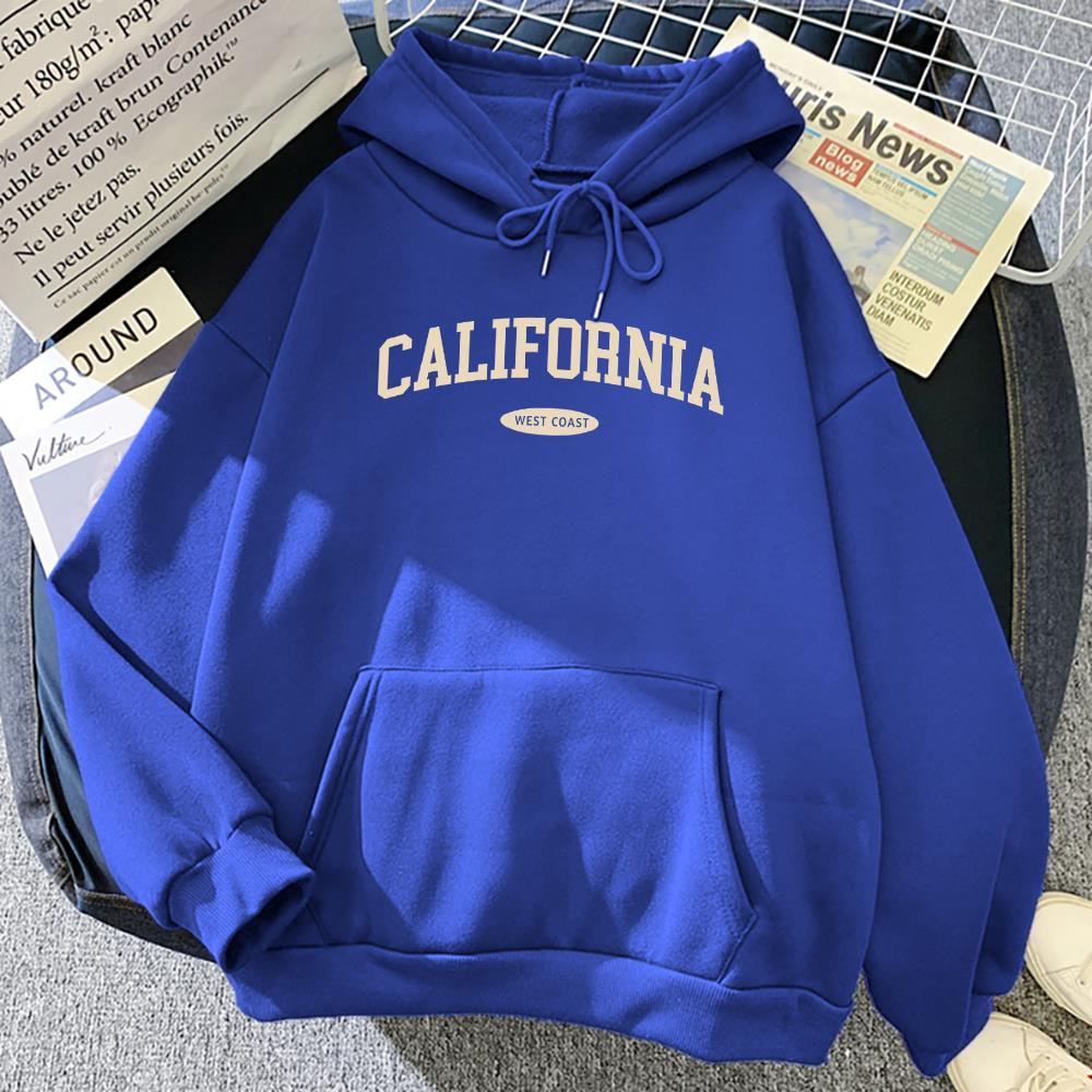 California West Coast Design Men's and Lesbian Hoodie Hip Hop Style Comfortable Hoodie