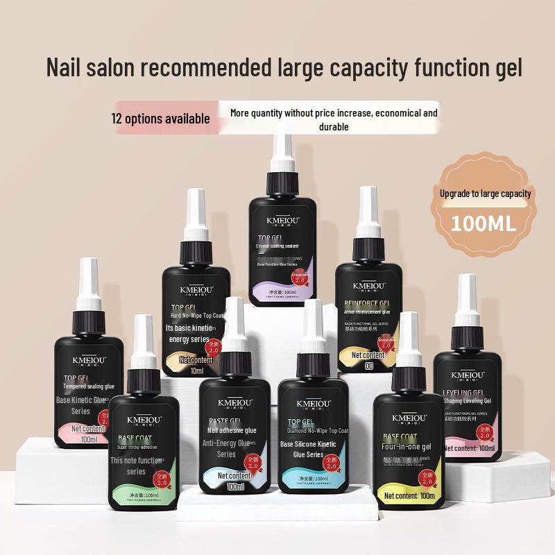 

Nail Art Super Gel: Strengthening Base & No-Wipe Top Coat for Salons