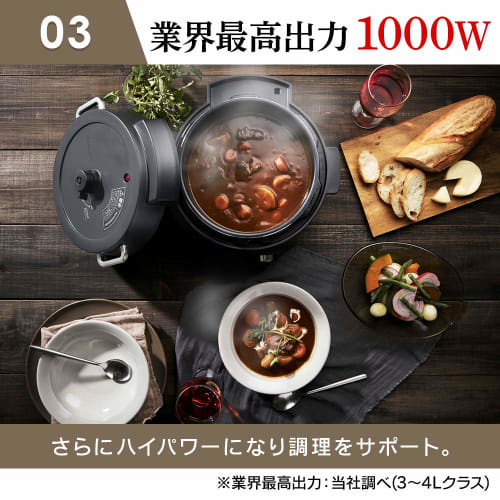 Iris Ohyama Electric Pressure Cooker, 7-in-1 Function, Includes 80 Recipe Book, Time-Saving, Easy Cooking, 4.0L, Black, KPC-MA4-B