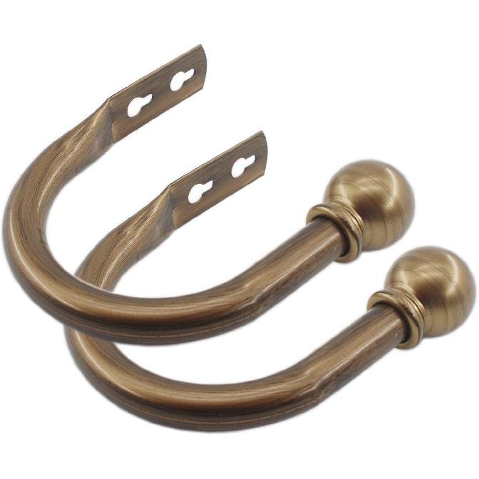 Decorative Curtain Holdbacks,ULIFESTAR Wall Mounted Window Drapery Tiebacks Hooks Drape Holdbacks Holders for Bedroom,Livingroom,Office with