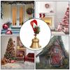 Christmas Bell Ornaments Rustic Festive Decoration Christmas Tree Pendants For Living Room Office Mantel Wall Window Sill