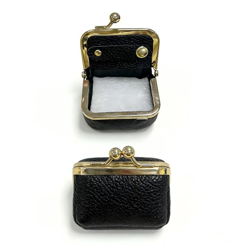 Women Mini Leather Jewelry Storage Box Portable Ring Holder Earrings Necklace Organizer Travel Jewelry Case