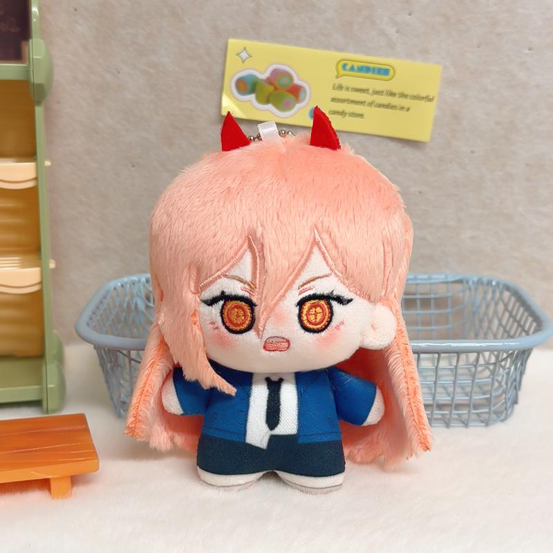 Portachiavi Bambola Peluche Chainsaw Man Reze 10cm Carino Reze Denji Bambola di Cotone Peluche Giocattoli Anime Figura Raggio Regali Per Fan