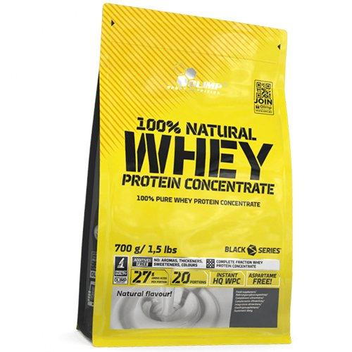 

Натуральний концентрат сироваткового протеїну без смаку, 100% Natural Whey Concentrate, Olimp Nutrition (29283009) 700g Unflavored