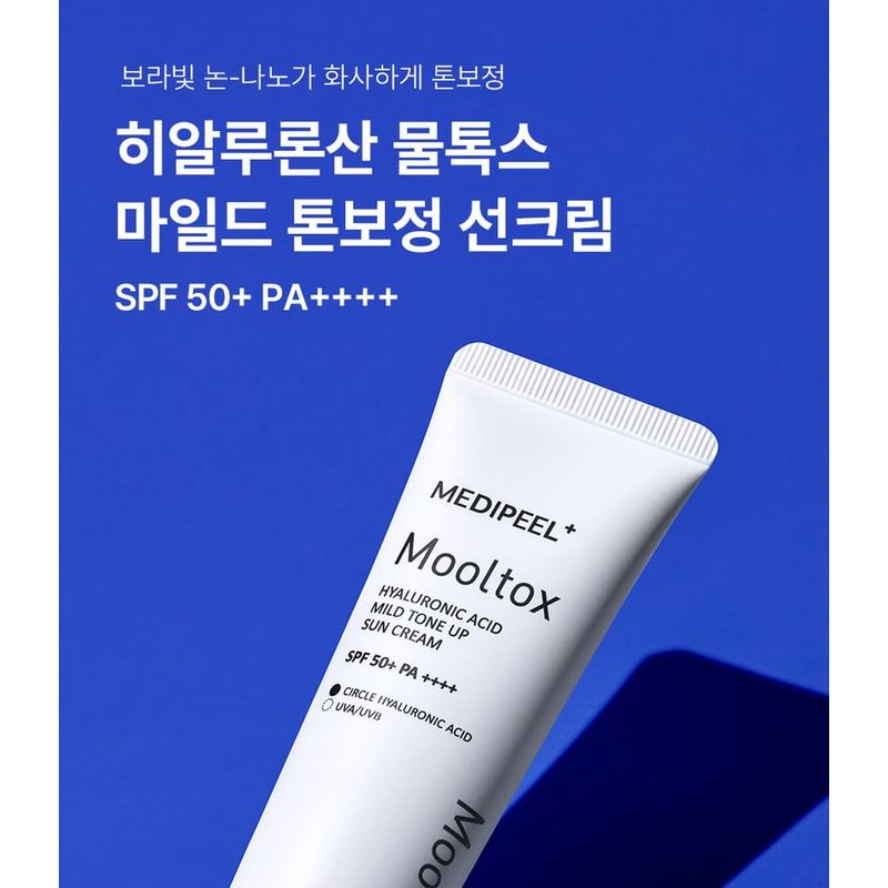 MEDIPEEL - Hyaluronic Acid Mooltox Mild Tone Up Sun Cream