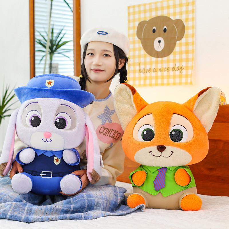 Zootopia Nick Judy Plush Toy With Super Soft Short Pile For Kids Birthday Gift