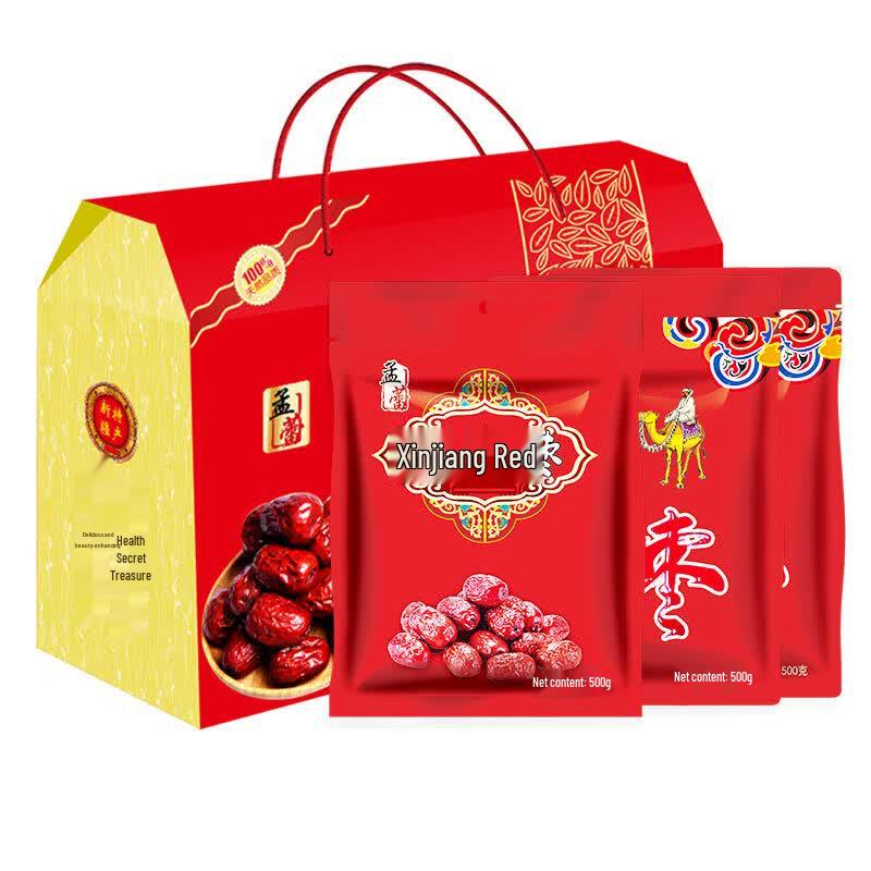 Menglei Xinjiang Mixed Jujube Snack 1500g