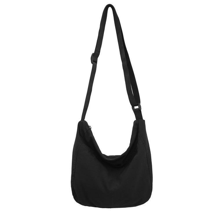 Japanese Waterproof Nylon Cloth Casual Shoulder Cloth Bag Female Design Sense Niche Retro Large Capacity Commuter Mailman Big Bag
