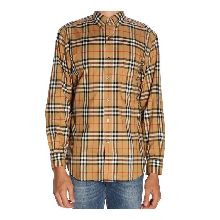 Burberry SS20 Shirt Men's Camel (Unisex) Shirts 80012361