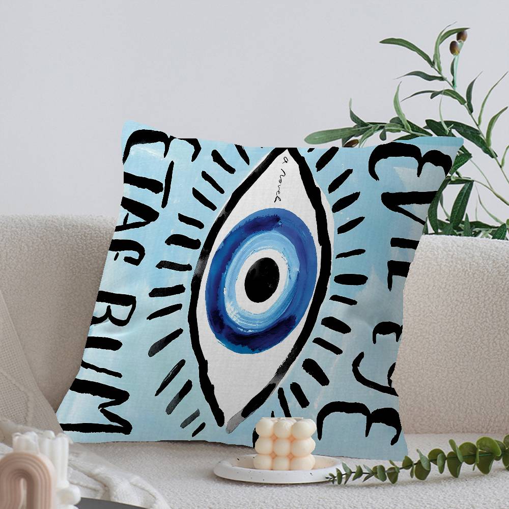 

Nazar Evil Eye Tree of Life Pillow Anime Pillow Sofa Bed Head Pillow Cover Cushion Cover 45x45 cm Fashion 12x12Inch