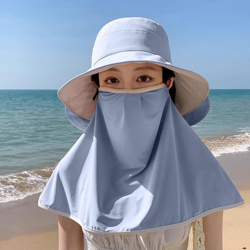 Summer Sun Hat for Women In Spring and Summer Korean Versatile Fisherman Hat New Outdoor Sun Protection Face Covering Sun Hat