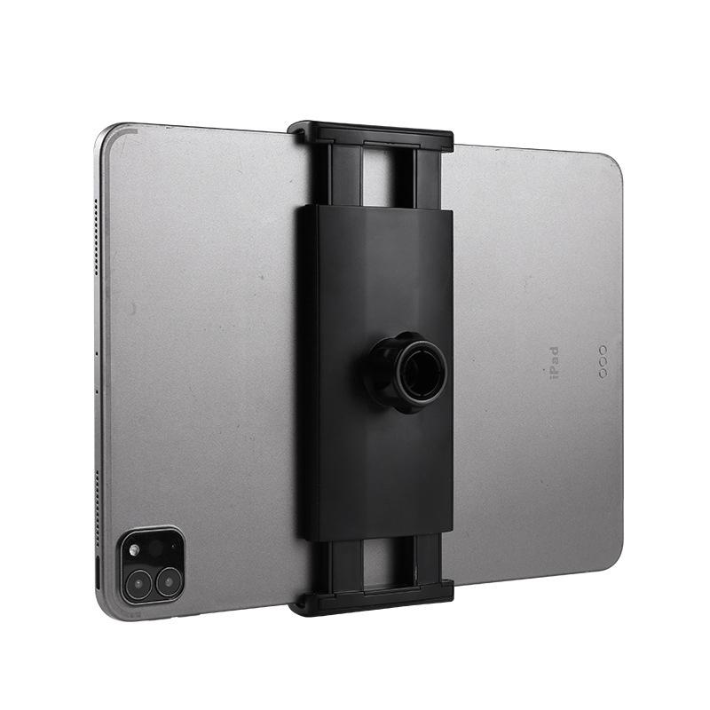 Portable Tablet and Phone Stand with Double Pull Clip for 4-12.9 Inch Devices