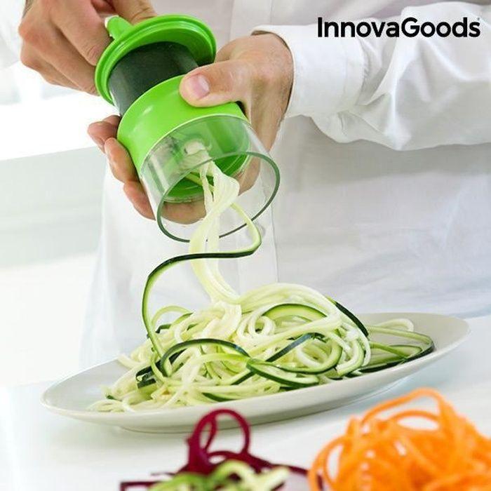 Coupe-Légumes - InnovaGoods - Mini Spiralicer - ABS - Acier inoxydable - Design contemporain