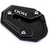 CNC Motorcycle Kickstand Pad Side Stand Enlarge Plate Compatible with 2025 Rebel 1100 T CMX1100 Rebel 1100 CMX 1100 M T 2020-2023 2024 2025 (Black)