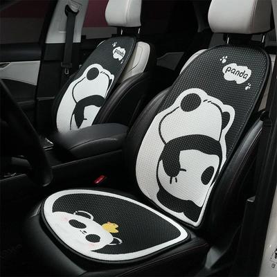 Universal Panda Car Seat Cushion Full Set Fashion Breathable Universal  Seat Cushion Cover Anti Slip Panda Interior Accessories