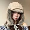 Windproof Lamb Wool Earflap Cap Beanie Cycling Lei Feng Hat Moutaineering Hats Plush Hat  Women/Men