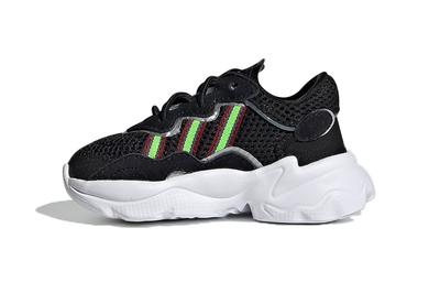 Ozweego Core Black Solar Green TD EE8293