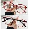 Large Frame Round Vintage Reading Glasses Women Men Lightweight Full Frame Anti Blue Light Presbyopia Eyewear
