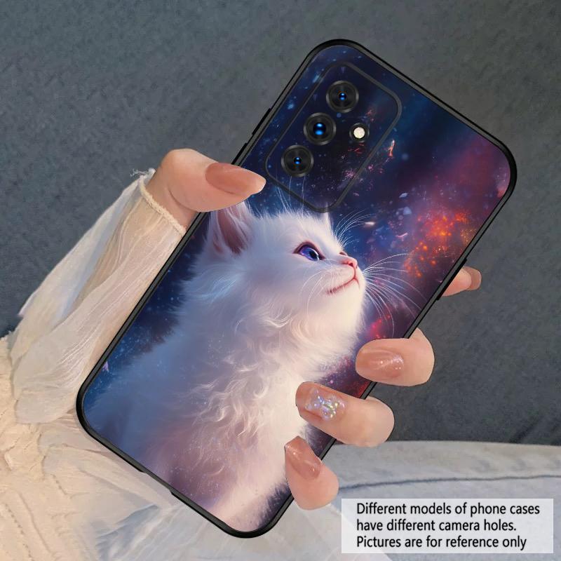 Cat In the Water For Samsung S20FE S 21 22 23 FE 24 Plus 25 Ultra Galaxy M23 32 34 35 52 53 54 55 5G Silicone Soft Phone Case