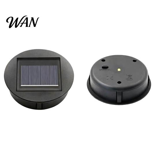 Energy-saving Garden Light Solar Jar Lid with Light, Outdoor Glass Bottle Lamp Pathway Lights LED String, Waterproof Charging Accessory for
