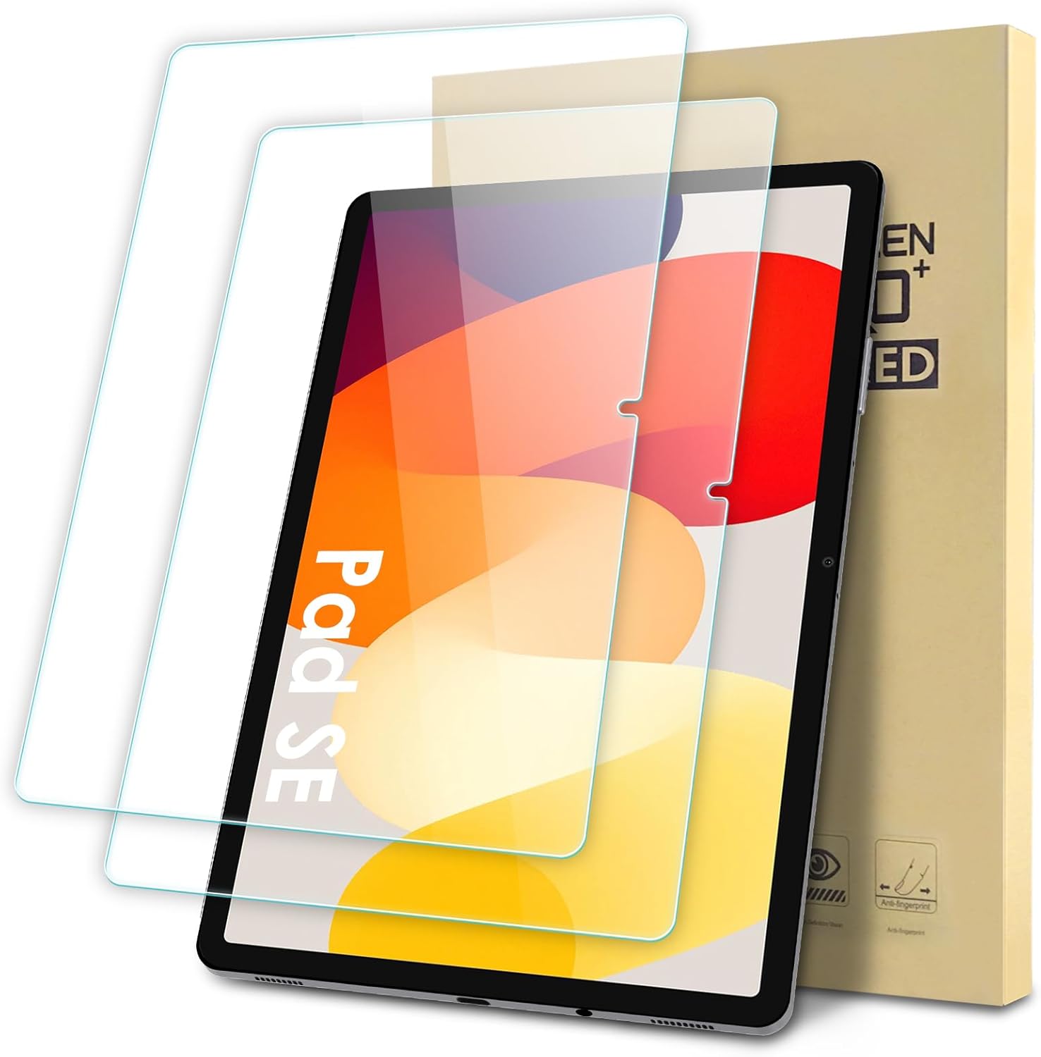 Tempered glass screen protector for Xiaomi Redmi Pad SE 11-inch (2023 model), 9H hardness