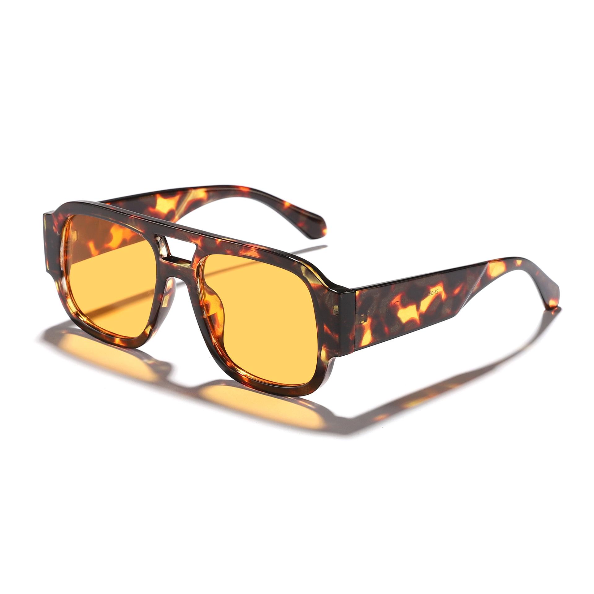 

Retro Aviator Sunglasses New Y2K Double Bridge Oversized Sun Glasses for Women UV400 Celebrity Inspired Street Fashion Shades