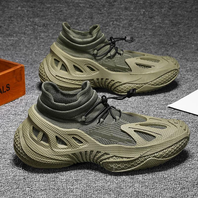 Neue Herren-Freizeit-Sportschuhe Neu Bequem Atmungsaktiv Mesh-gefüttert Sommer-Saison Herrenschuhe Vielseitige Trendige Board-Schuhe