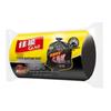Large Black Flat-Top Trash Bags, 30 Count