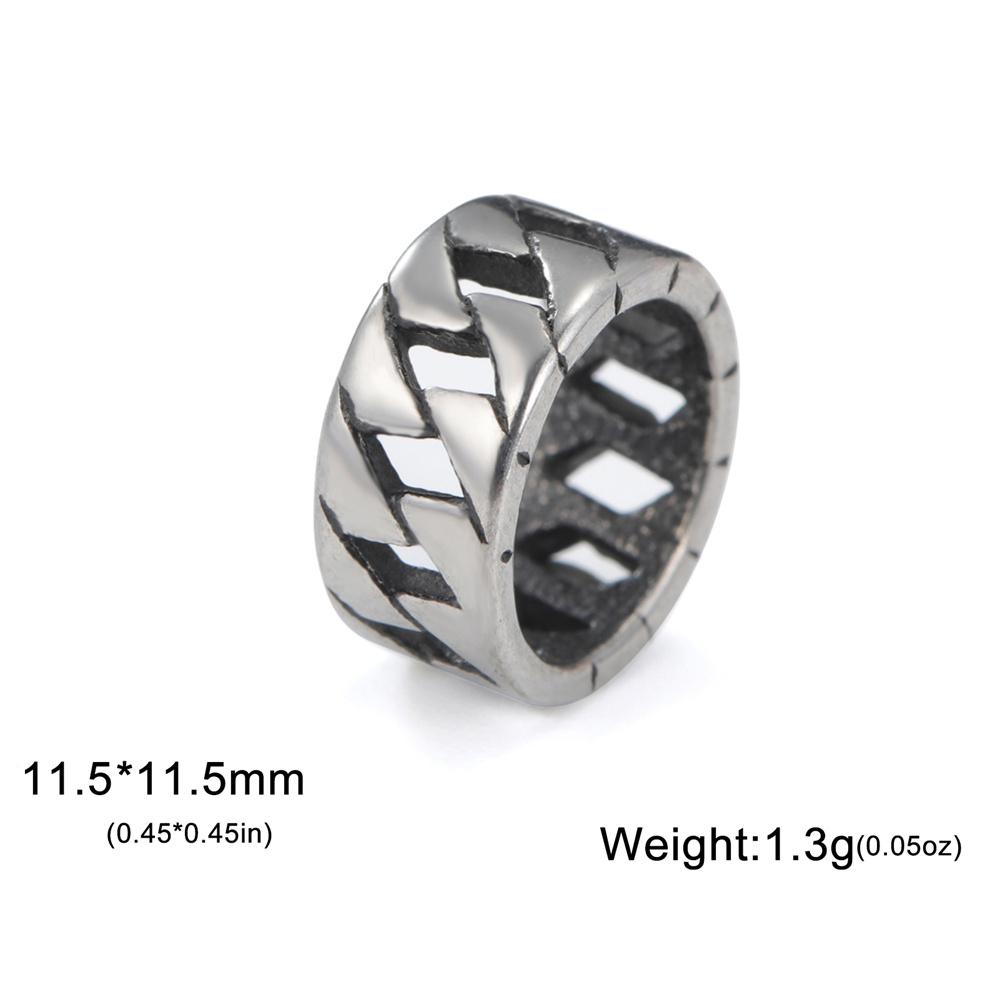 

My Shape 5pcs Vintage Stainless Steel Charms for Bracelets Linking Pendants Connector Bead Charm for DIY Jewelry Making Dropship