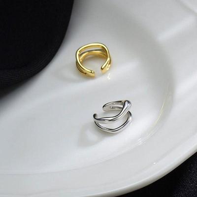 Ear Clips For Women Without Ear Holes Japanese and Korean Minimalist Style Earrings 2024 New Trendy Ring Earrings With Ear Bone Clips