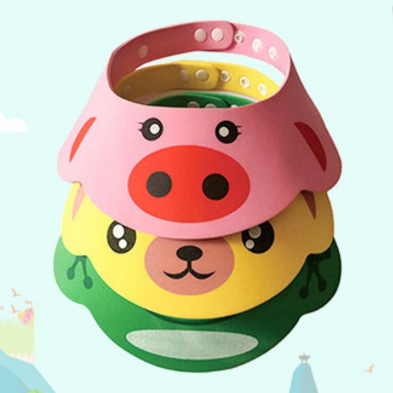 Adjustable Baby Shampoo Cap Kids Wash Hair Protection Infant Health Care Accessories New Soft EVA Baby Bath Waterproof Hat