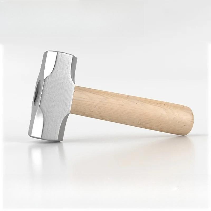 Mini Hammer High Carbon Steel Hammer Solid Wood Short Handle Octagonal or Round Head Hammer Small Manual Hardware Tool
