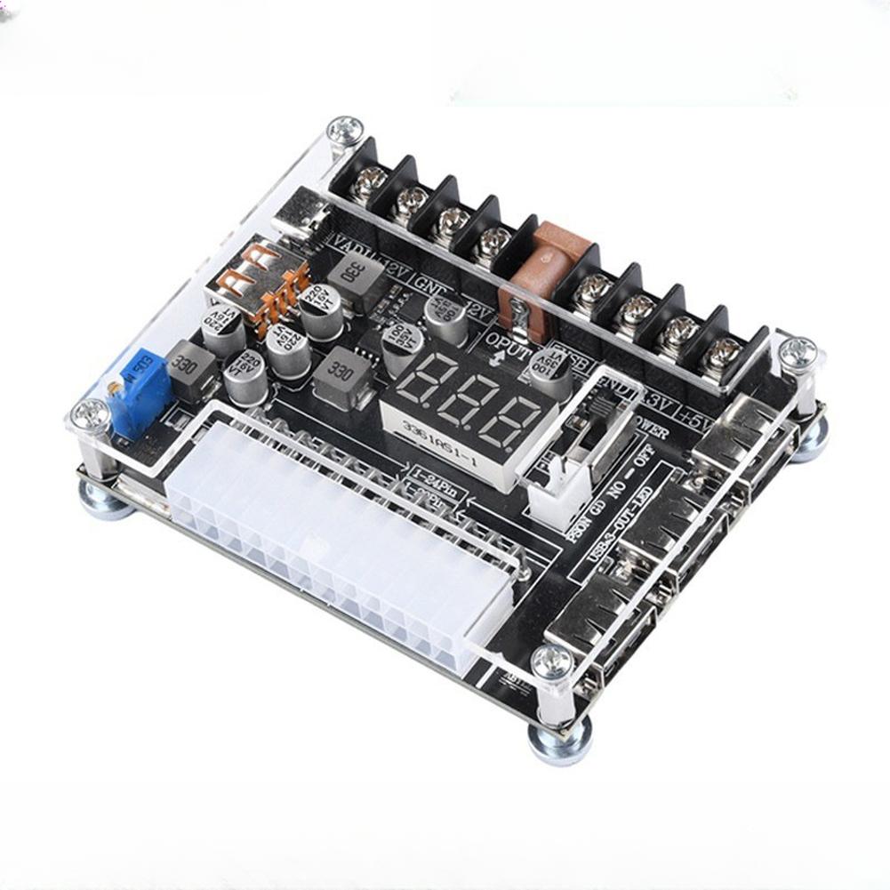 20Pin 24Pin Adjustable Voltage ATX Power Adapter Board For Computer Power Supply Module With USB Types C Fast Charging