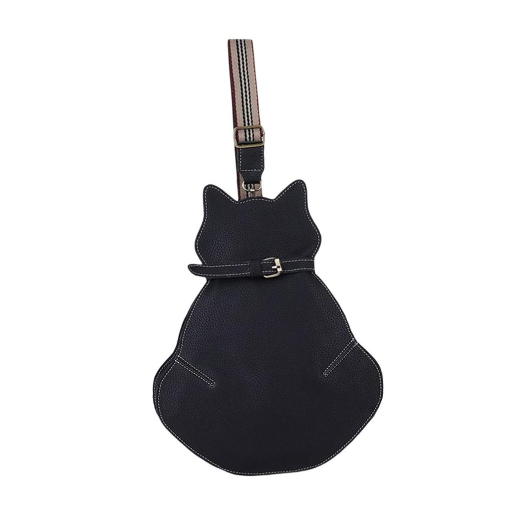 Sling Bags for Women Crossbody PU Leather Cute Cat Shape Lightweight Shoulder Bag Bag Chest Bag for Gym outdoor