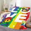 fashion Cartoon cute Blankets Flannel warm comfort T-tokidoki soft plush blanket for sofa living room office bedroom travel gift