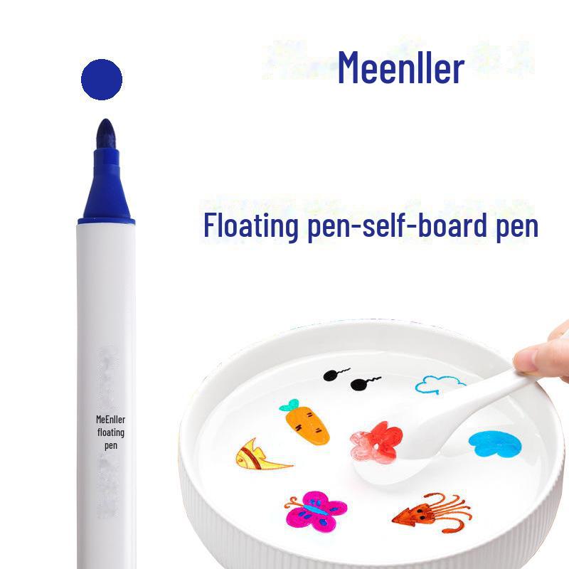 Kids' Internet Star Magic Color Water Doodle Pen Set, Erasable Fun 12 Colors for Whiteboard Drawing