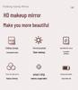Portable LED Makeup Mirror with Light - Foldable Desktop Vanity Mirror
