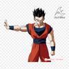 Foltok ruhatáskához Vasalható hőálló matricák Gohan Dragon Ball Fukkatsu No F Gohan Goku minta mosható hőátadó