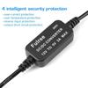 Konverter 12 V auf 5 V, USB-Buchse, Abwärtsregler, DC auf DC 12 V auf 5 V, 3 A, Doppel-USB-Spannungswandler für Auto, GPS, Smartphone